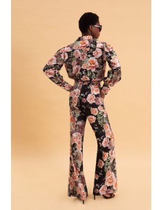 Peonies Linen Pants 2