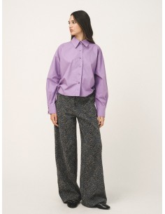 Remi Denim Wide - Leg Pants
